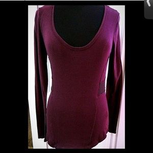 Sexy yet Classy Top! We The Free, Burgundy, Medium, SuperSoft & Comfy!! (CL01)